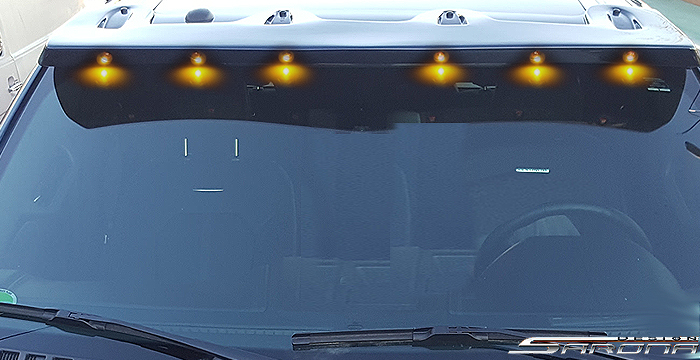 Custom Ford F-350  Truck Sun Visor (1999 - 2017) - $390.00 (Part #FD-023-SV)